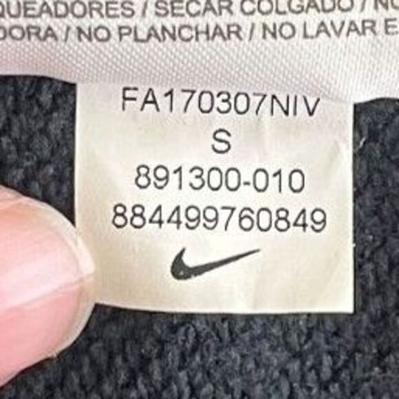 Nike Dri-Fit Women's Size S Black Crewneck Pullover Tunic Sweatshirt Athleisure - Picture 14 of 14